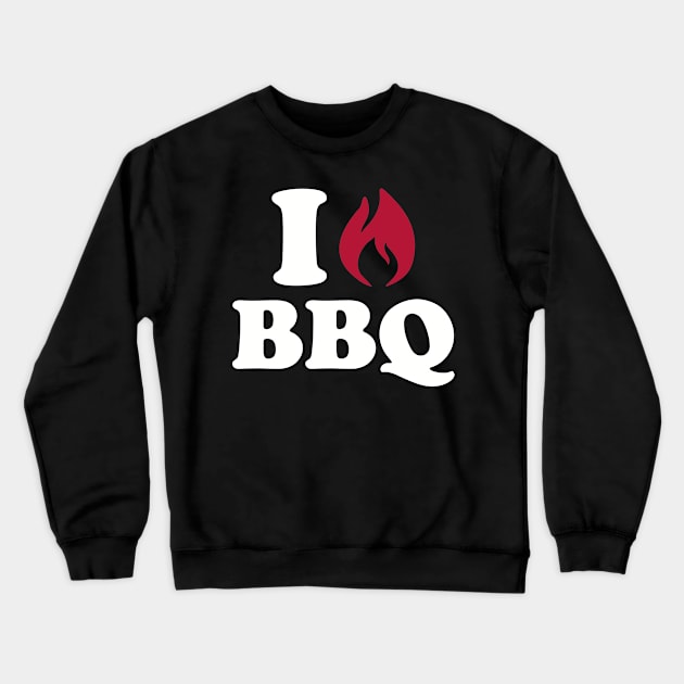 I love BBQ Crewneck Sweatshirt by Designzz